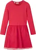 Abito in jersey con tulle, bonprix