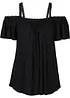 Maglia a spalle scoperte in morbida viscosa, bonprix