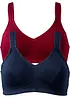 Reggiseno senza ferretto  con cotone biologico (pacco da 2), bonprix