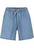 Shorts in denim leggero con lino, bonprix