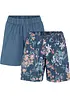 Shorts in jersey di misto cotone elasticizzato (pacco da 2), bonprix
