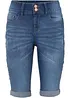 Bermuda in jeans, vita media, bonprix