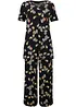Maglia e pantaloni culotte in misto viscosa fluente (set 2 pezzi), bonprix