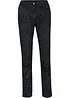 Pantaloni in twill con fantasia raffinata, bonprix