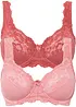Reggiseno minimizer con spalline imbottite (pacco da 2), bonprix