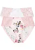 Slip alto con pizzo delicato (pacco da 2), bonprix