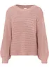 Maglione traforato oversize, bonprix