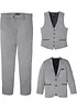 Completo (3 pezzi) giacca, pantaloni, gilet, regular fit, bonprix