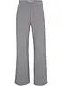 Pantaloni elasticizzati pied-de-poule, wide leg, bonprix