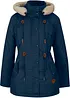 Parka imbottito con ecopelliccia, bonprix