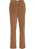 Pantaloni di velluto a coste elasticizzati, straight, bonprix