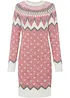 Abito in maglia in fantasia norvegese, bonprix