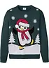 Maglione con motivo natalizio, bonprix