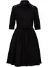 Abito chemisier con pizzo e fusciacca, bonprix