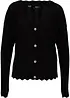 Cardigan corto traforato in misto viscosa, bonprix