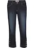 Jeans cropped slim fit, vita media, bonprix