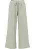 Pantaloni larghi in misto lino, bonprix