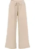 Pantaloni larghi in misto lino, bonprix