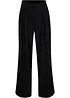 Pantaloni a palazzo in misto lino e viscosa leggero, bonprix