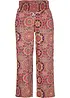 Pantaloni culotte larghi in jersey con cinta smock, bonprix