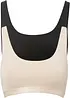 Reggiseno bustier con cotone biologico (pacco da 2), bonprix