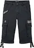 Bermuda lunghi elasticizzati con tasche cargo, regular fit, bonprix
