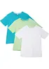 T-shirt in puro cotone (pacco da 3), bonprix