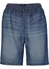 Bermuda in denim leggero di misto lino, bonprix