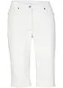 Bermuda in jeans elasticizzati con fondo arrotolato, bonprix