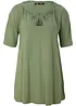 Maglia lunga in misto viscosa, bonprix