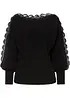Maglione in filato fine di misto viscosa fluente, bonprix