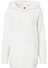 Maglione in pile teddy con cappuccio, bonprix