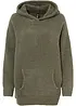 Maglione in pile teddy con cappuccio, bonprix