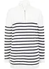 Maglione con colletto e zip, bonprix