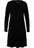 Abito basic in maglia con cotone riciclato, bonprix
