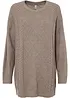 Maglione oversize con trecce, bonprix