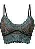 Reggiseno a bustier in pizzo bicolore, bonprix