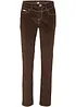 Pantaloni in velluto elasticizzato a coste, slim fit, bonprix