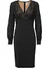 Abito con pizzo che valorizza la silhouette, bonprix