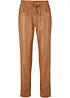Pantaloni in similpelle con elastico in vita, bonprix