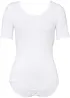 Body a mezze maniche con cotone, bonprix