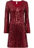 Abito con paillettes e maniche a campana, bonprix
