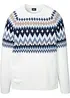 Maglione norvegese con poliacrilico riciclato, bonprix