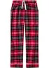 Pantaloni pigiama lunghi in flanella, bonprix