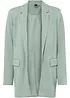 Blazer in jersey lungo con tasche, bonprix