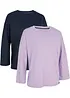 T-shirt sportiva tecnica (pacco da 2) con maniche a 3/4, bpc bonprix collection