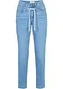 Jeans boyfriend con laccetto in vita, vita media, John Baner JEANSWEAR