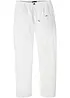 Pantaloni in misto lino con elastico in vita relaxed fit, straight, bonprix