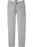 Pantaloni chino in misto lino con elastico in vita regular fit, straight, bonprix