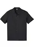 Camicia a maniche corte in misto lino, loose fit, bonprix